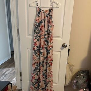 Forever 21 Pink and Blue Floral Dress